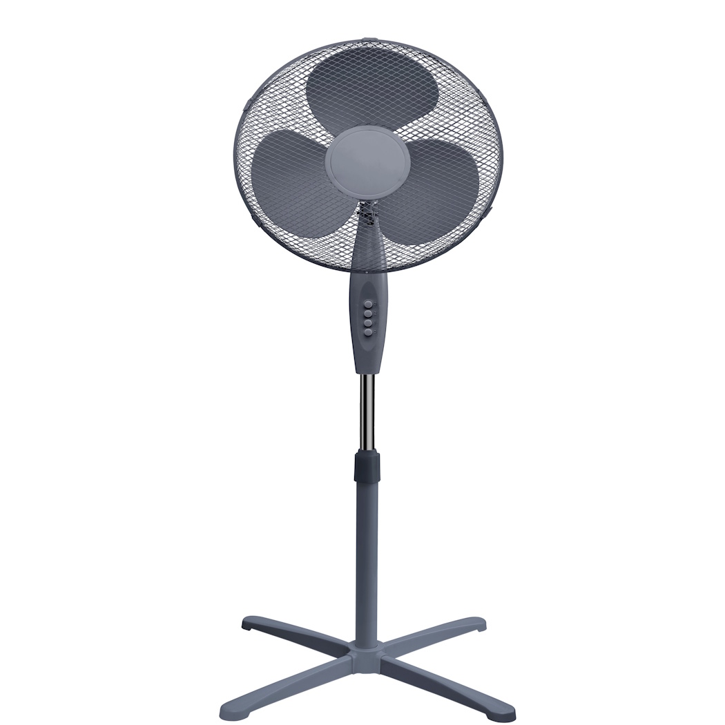 Ventilator cu picior,  40 cm, 3 trepte de viteza, 45W,